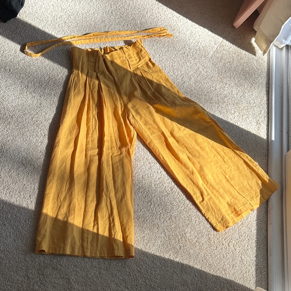 Mustard pants